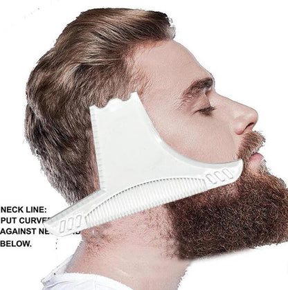 Men Beard Shaping Styling Template Beards Beauty Tool for Beard