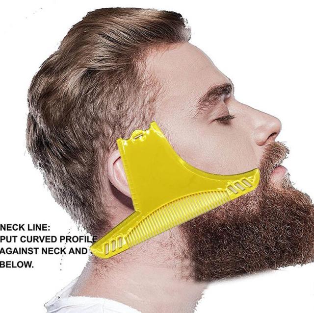 Men Beard Shaping Styling Template Beards Beauty Tool for Beard