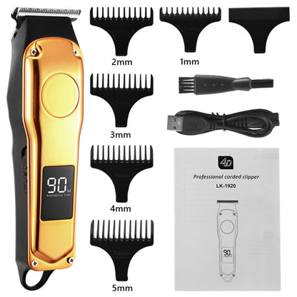 Professional Barber Hair Clipper Rechargeable Electric T-Outliner