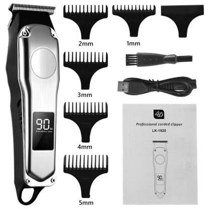 Professional Barber Hair Clipper Rechargeable Electric T-Outliner