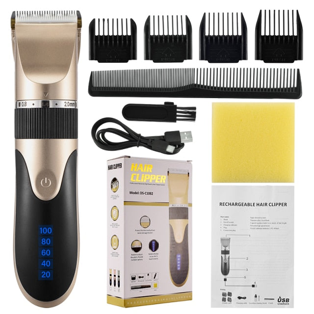 Hair Clipper Men's Barber Beard Trimmer