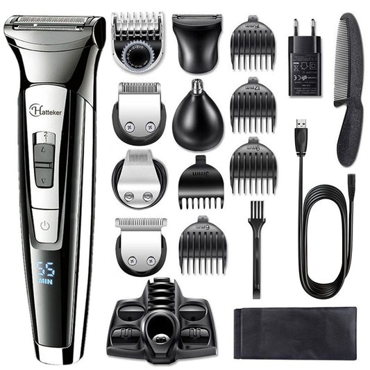17 piece grooming kit electric shaver body shaving machine