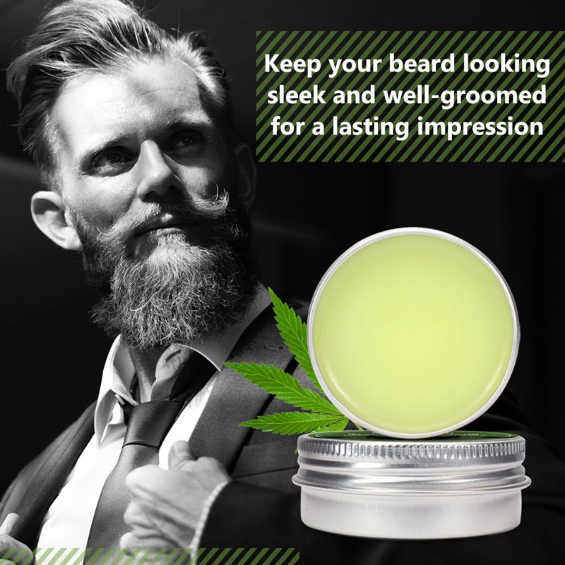 30g Men Organic Beard Hair Growth Plant Oil Balm Beard Hair Growth Plant Oil Balm